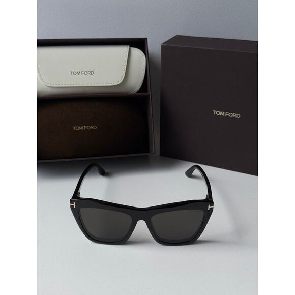 NEW Tom Ford FT5971-B Cat Eye Clip On Frames + Sunglasses - Picture 5 of 8